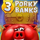 Cuddly 3 Porky Banks hoarding Vegasino's golden treasures