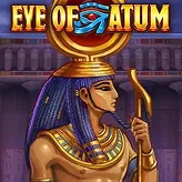 Enigmatic Eye of Atum peering into Vegasino's ancient riches